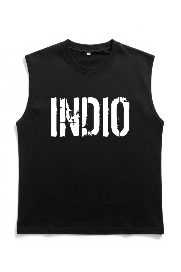 Producto - Remera Sin Mangas Negra - Indio
