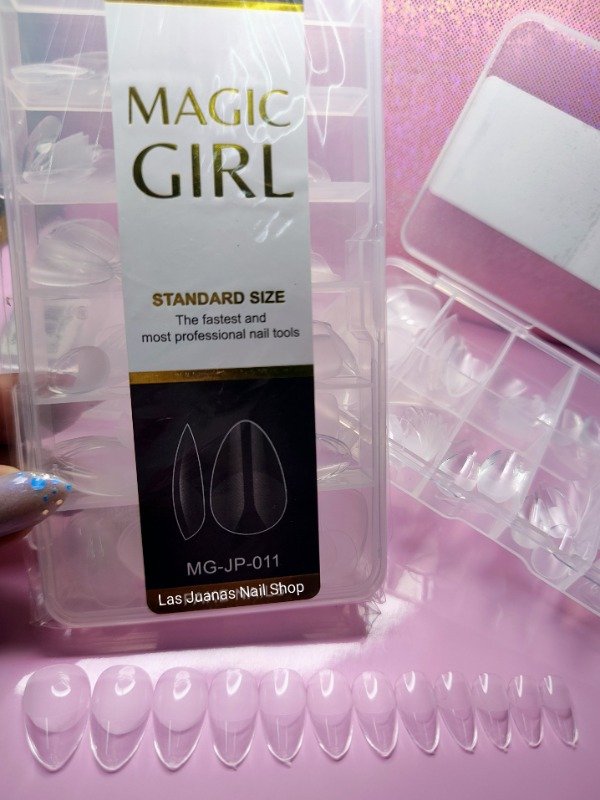 Producto - Tips Soft Gel Mini Almond o Cuadradas Magic Girl 120u