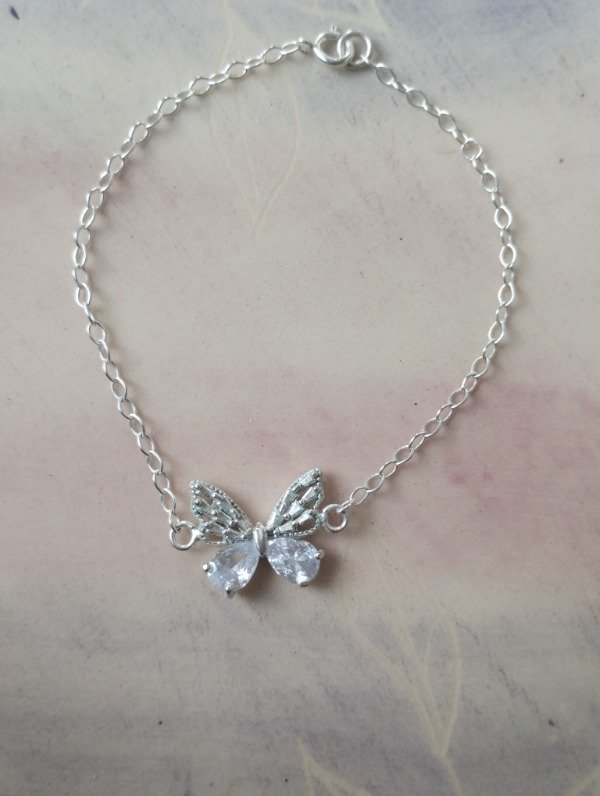Producto - Pulsera de plata Mariposa