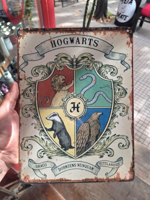 Producto - Vieja Chapa Hogwarts