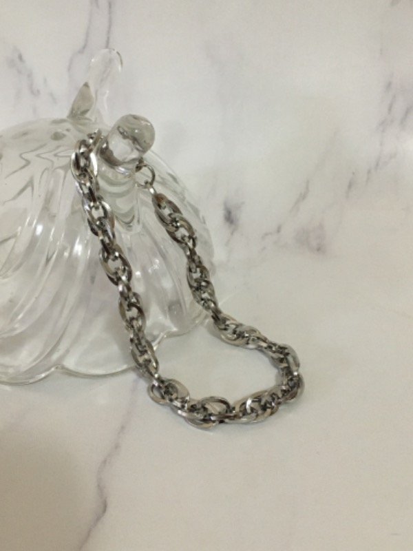 Producto - Pulsera Entrelazada Gruesa Acero Quirúrgico