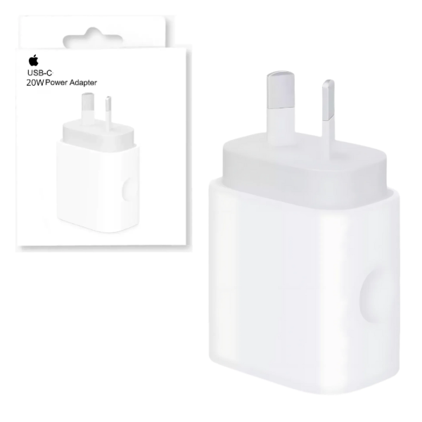 Producto - CARGADOR PARED CABEZAL IPHONE 20W C/BASE GRIS
