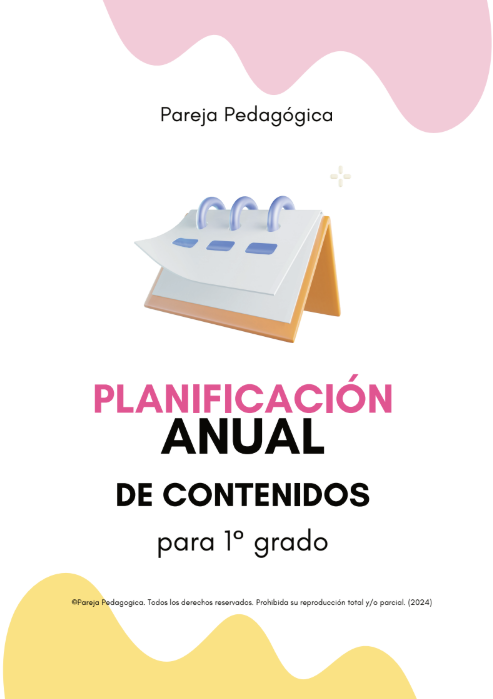 Producto - Planificación anual de 1er grado. Nivel primario