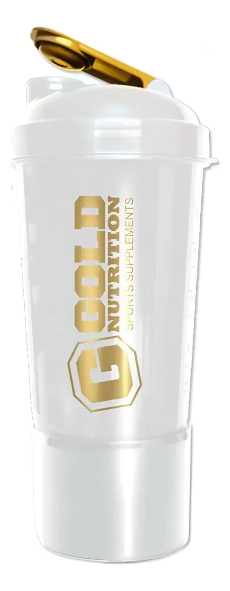 Producto - SHAKER CON COMPARTIMIENTO GOLD NUTRITION