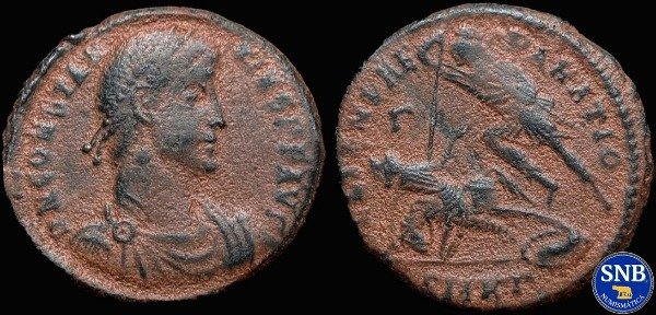Producto - Bajo Imperio Romano - Maiorina (351-355 d. C.) Cízico - Constancio II