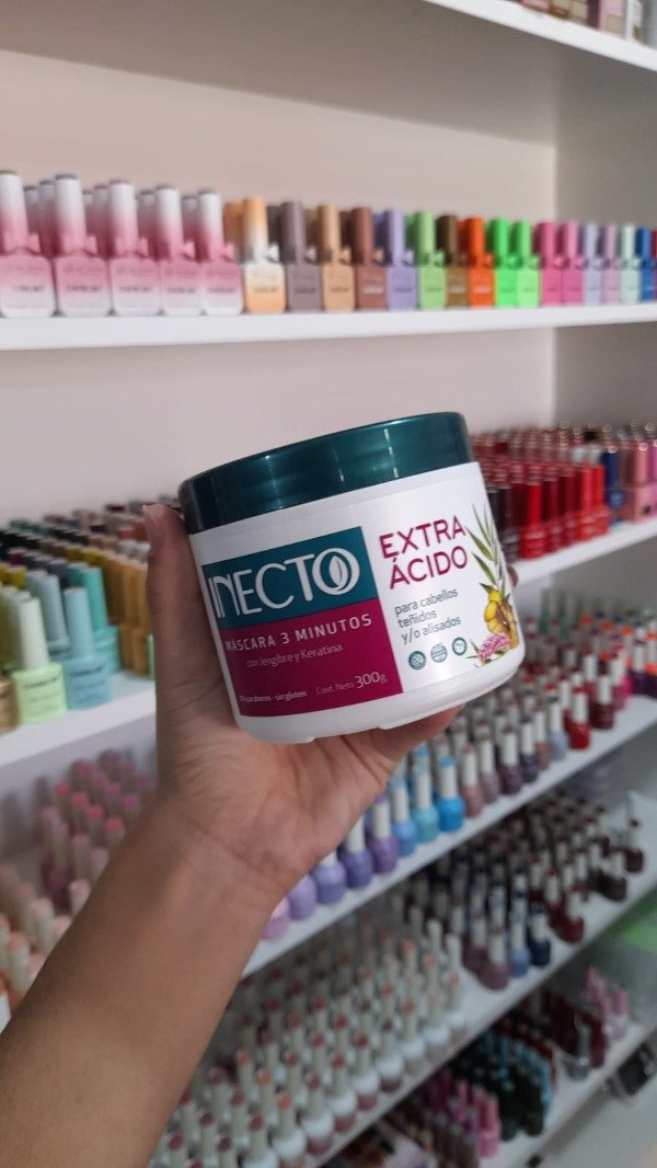 Producto - Máscara 3 minutos extra ácido  con jengibre y keratina INECTO