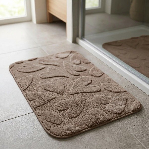 Producto - ALFOMBRA CORAZONES MEMORY FOAM CON ANTIDESLIZANTE 40X60 - 2