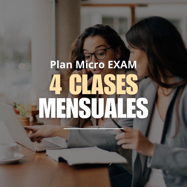 Producto - Plan Micro Exam / 4 Clases mensuales