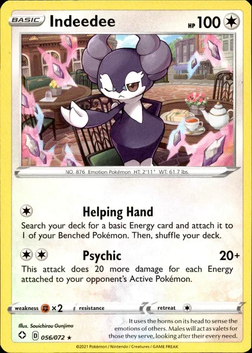 Producto - Indeedee - 056/072 - Shining Fates - Non-Holo Theme Deck Exclusive