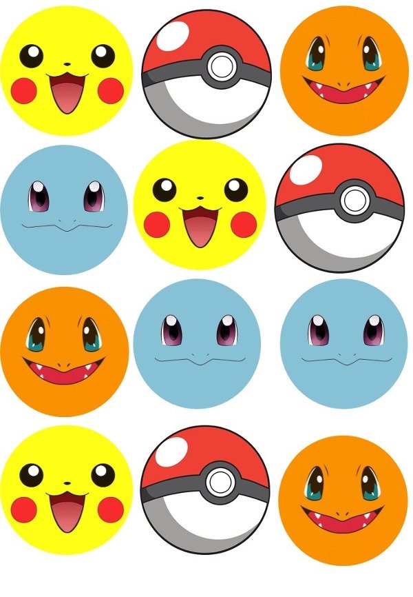 Producto - LAMINA PICACHU CARITAS