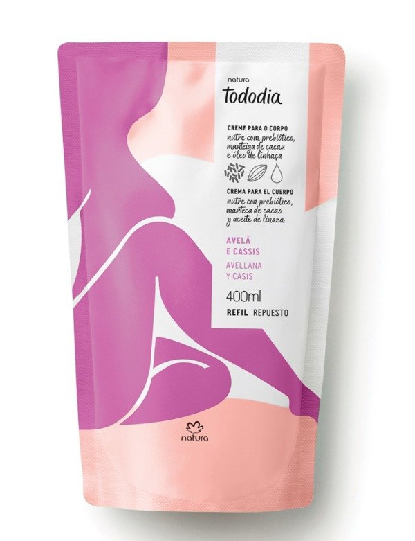 Producto - Repuesto Hidratante Corporal Avellana y Casis 400ml