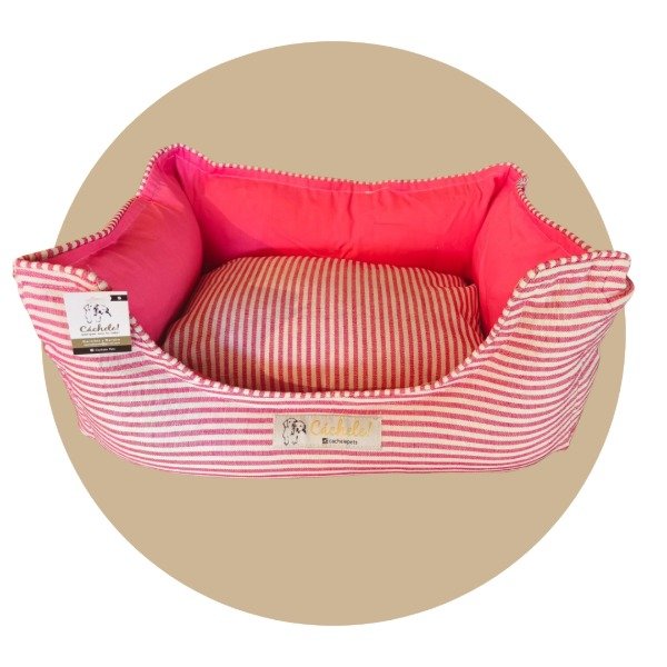 Producto - Moisés rectangular lona escoces Rosa Small