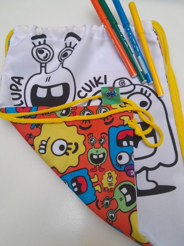 Producto - Mochila Frito, Lupa y Cuiki