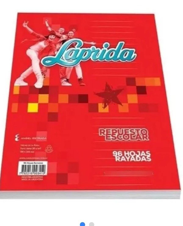 Producto - Hojas Laprida x 96 rayadas y cuadriculadas