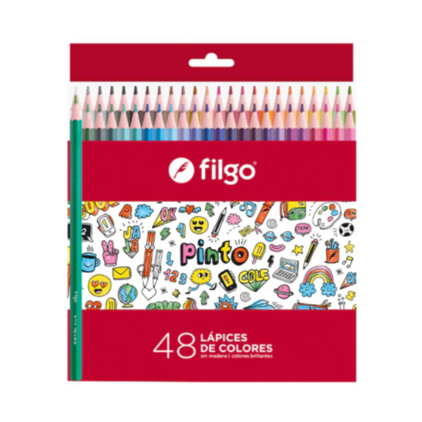 Producto - Lápices de Colores de Resina PINTO Filgo 48
