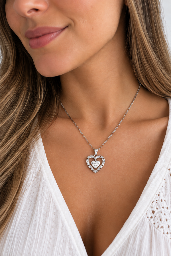 Producto - Dije Corazón I Love You MOM - 1