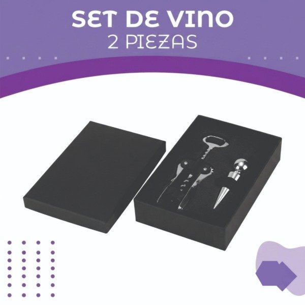 Producto - SET DE VINO 2 PIEZAS ESTILO MARIPOSA