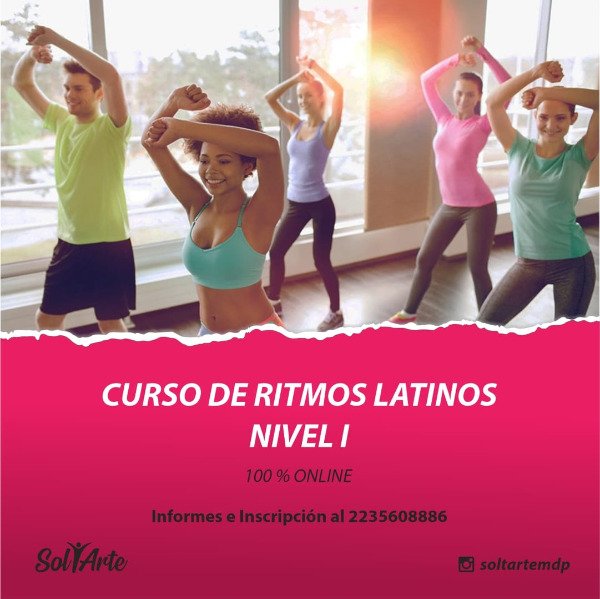 Producto - CURSO DE RITMOS LATINOS NIVEL I