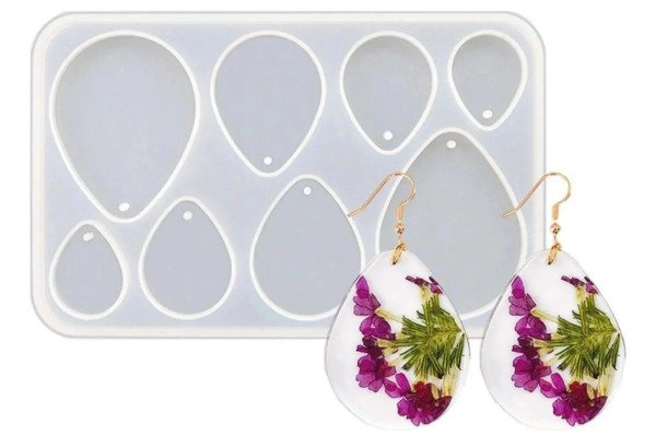 Producto - Molde de silicona Gota para aros
