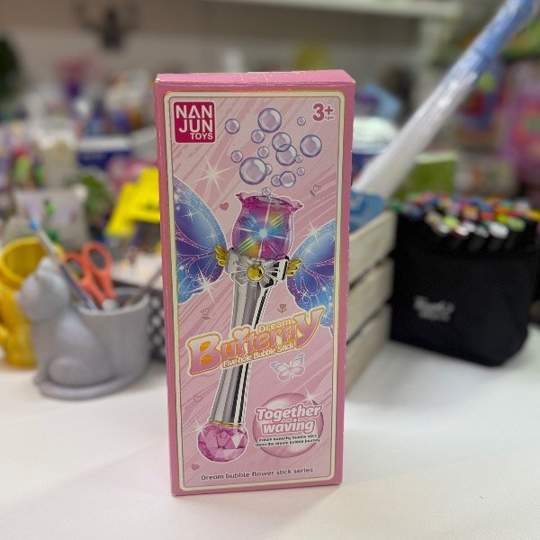 Producto - Varita de Burbujas Mariposa con Luz Dream Butterfly 7752