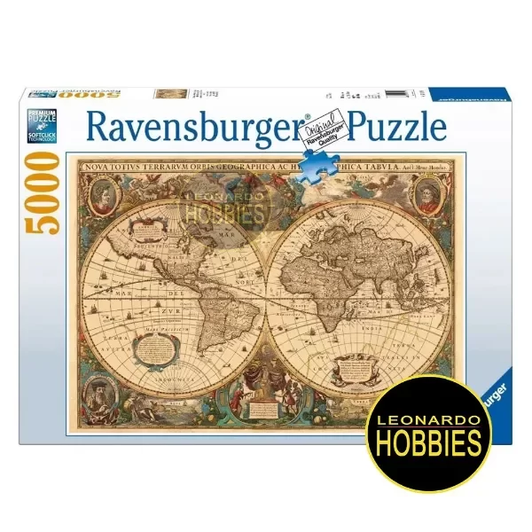 Producto - Antiguo Mapamundi 5000 Piezas Ravensburger 17411