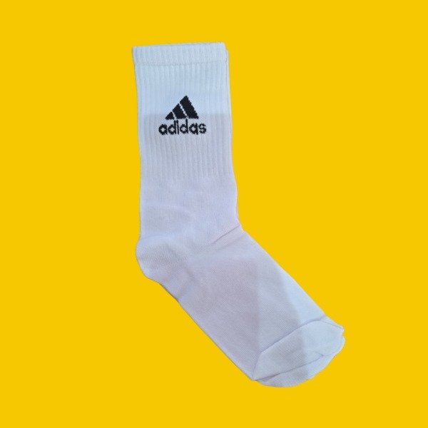 Producto - Medias-Media Caña "Adidas Logo Premium Blanca"