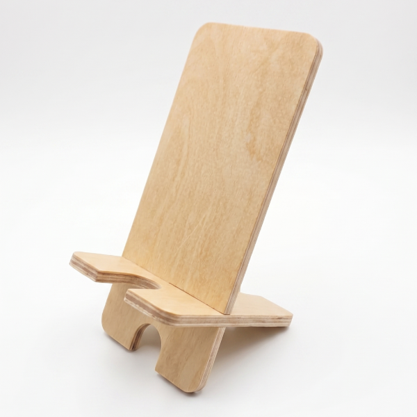 Producto - Soporte para celular Madera Guatambú - 0