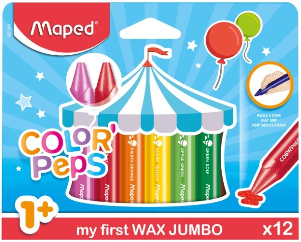 Producto - CRAYONES DE CERA MAPED JUMBO X 12