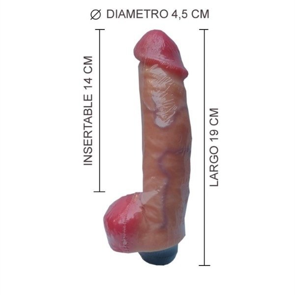 Producto - Vibrador tom chase junior 19 cm