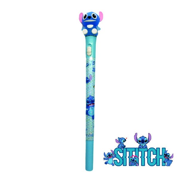 Producto - Bolígrafo Birome Lapicera Stitch con Luz