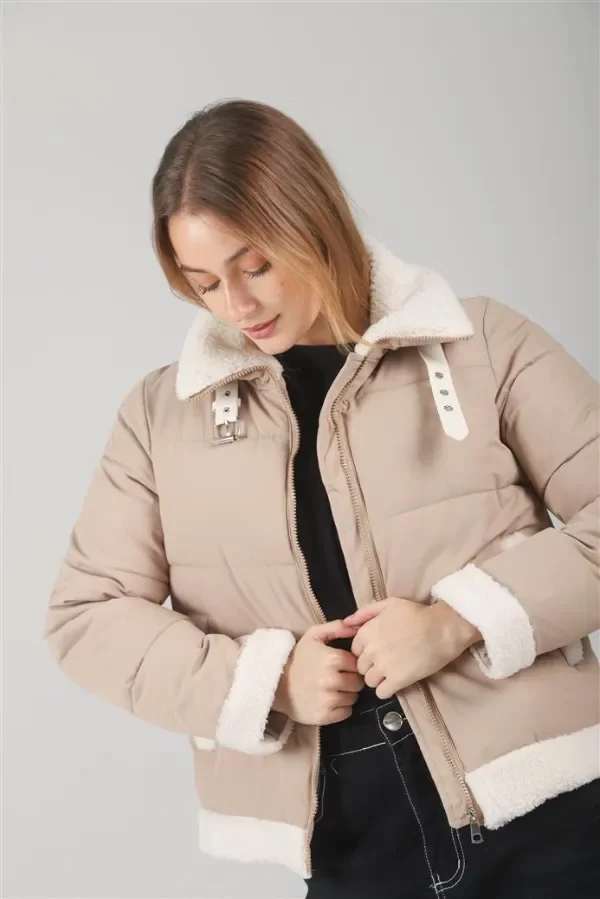 Producto - Campera puffer con corderito