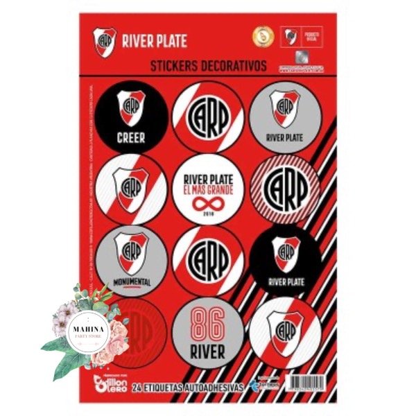 Producto - Stickers River plate x 24 unidades
