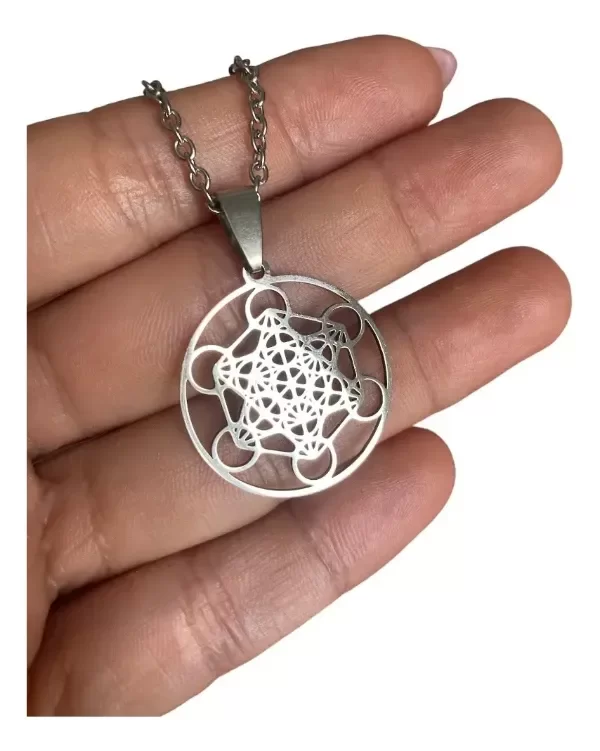 Producto - DIJE DE ACERO QUIRURJICO - METATRON (Diámetro 2,5 cm) - 3