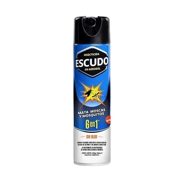 Producto - Insecticida mata moscas y mosquitos sin olor escudo