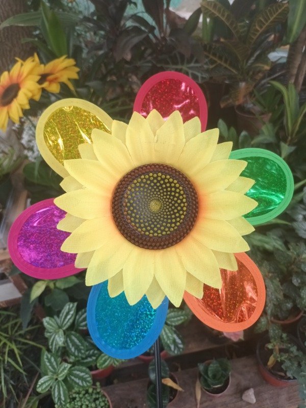Producto - Molino Viento Girasol 70cm