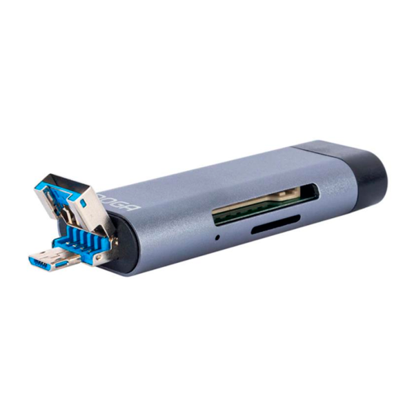 Producto - Adaptador NOGA 3 en 1 NGH-49 lector de tarjetas/ multifuncion - 0