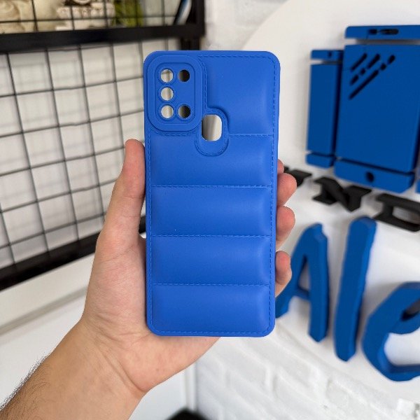 Producto - Puffer Azul - Samsung A21s