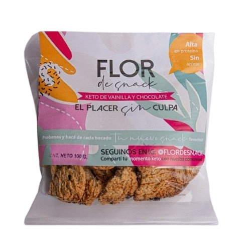 Producto - Galletitas keto Flor de Snack x 100 grs.