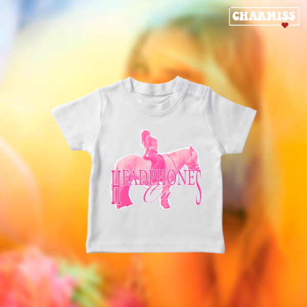 Producto - Baby Tee- headphones on 1 - 0