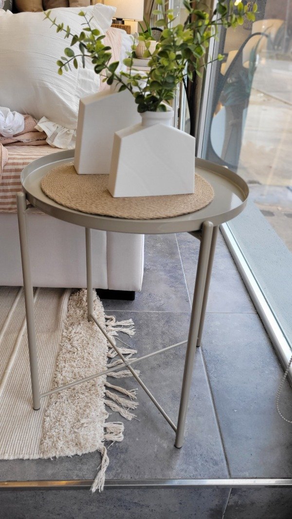 Producto - Mesita Auxiliar Ágata Capuccino