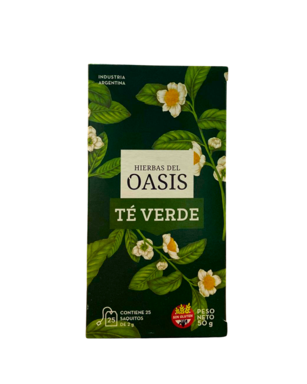 Producto - TÉ VERDE OASIS 25 SAQUITOS