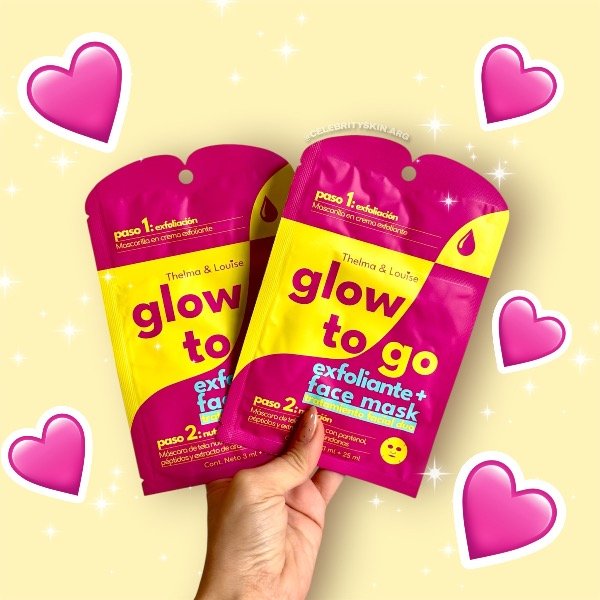 Producto - MASCARILLA DOBLE GLOW TO BE THELMA Y LOUISE X 2 UNIDADES