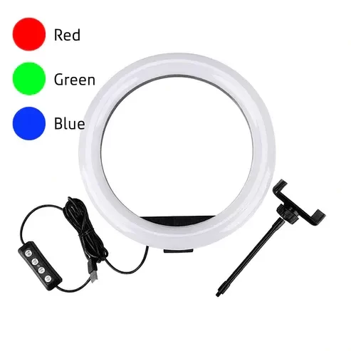 Producto - Aro de luz LED RGB 12"