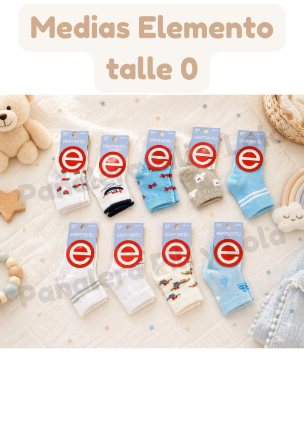 Producto - Medias Elemento talle 0
