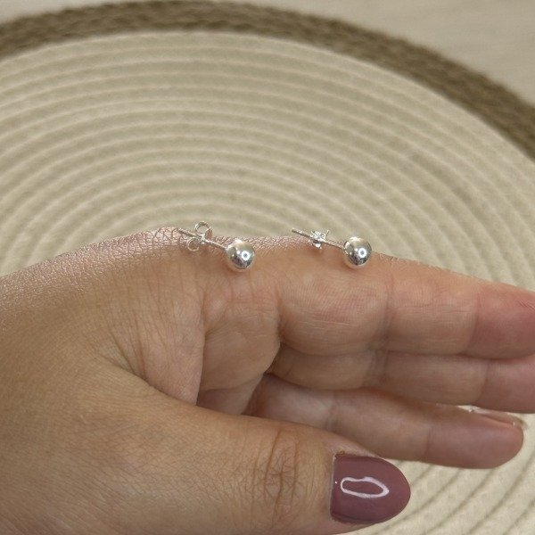 Producto - AROS -PLATA 925- PASANTES BOLITA GRANDE - 1