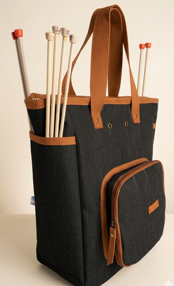 Producto - BOLSO ADELINA NEGRO MELANGE Y SUELA