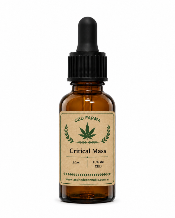 Producto - Aceite de Cannabis Critical Mass 30ml al 10 de CBD