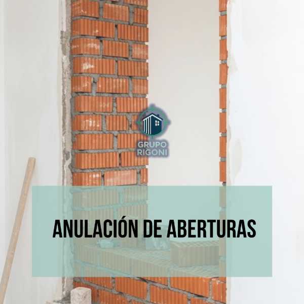 Producto - ANULACION DE ABERTURAS-Valor por unidad