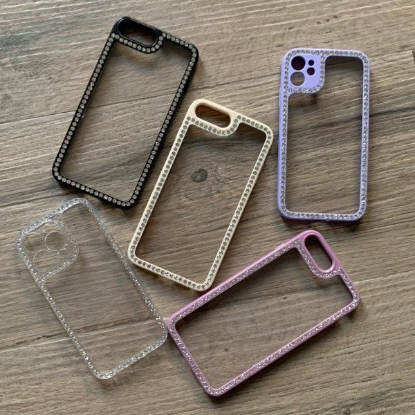 Producto - Funda BORDES + BRILLOS iPhone 6 plus / 7 plus / 8 plus