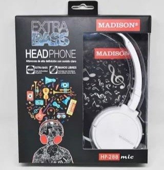 Producto - Auriculares vincha con cable Madison varios colores - 0